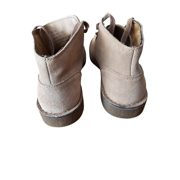 Bass Todd Mens Suede Chukka Boots Desert Boots Beige Lace Up Size 9.5 - Picture 6 of 8